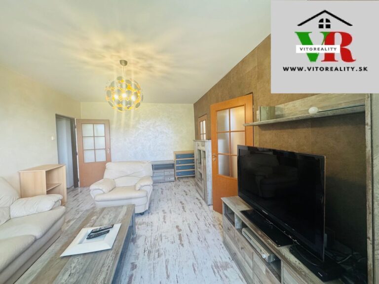 3-izbový byt v lukratívnej časti pri parku na Vikárskej ulici