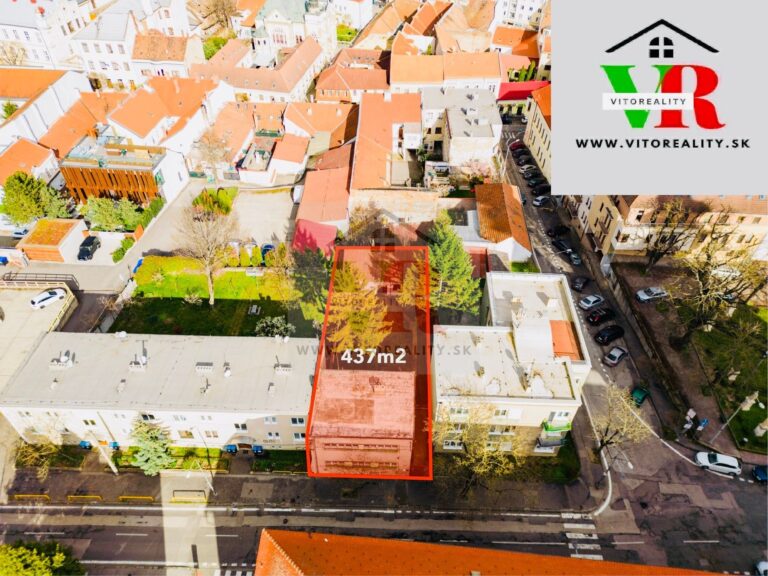 Budova na predaj v lukratívnej časti v centre mesta na piaristickej ulici