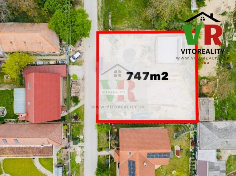 Baugrundstück 747 m² in begehrter Lage von Nitrianske Hrnčiarovce – Foto 4