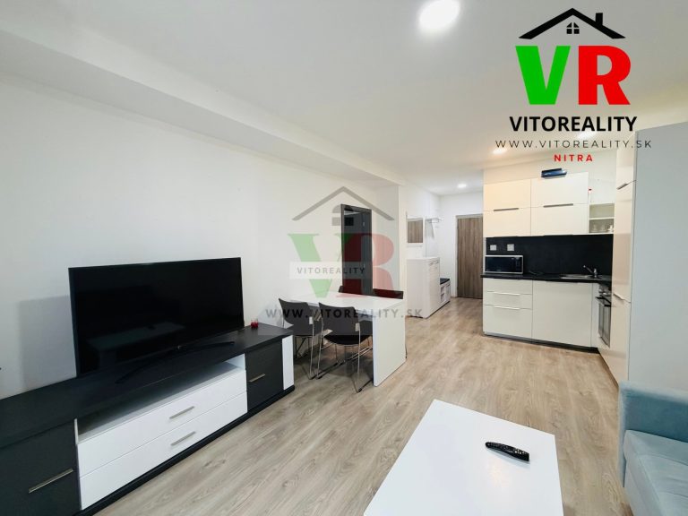 2-izbový byt-novostavba, kompletne zariadený na Coboriho ulici v centre mesta s 20m2 terasou