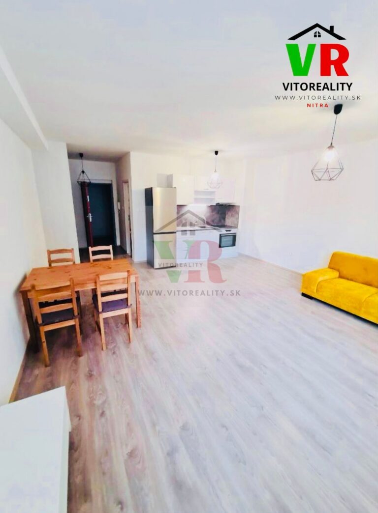 1-izbový byt s rozlohou 37m2 na prenájom novostavba Coboriho ulica