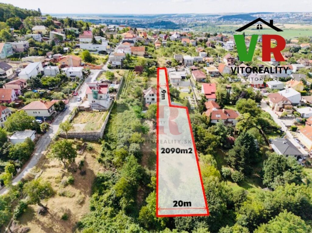 Building plot of 2,090 m², Narcisová street, Nitra-Zobor – photo 1