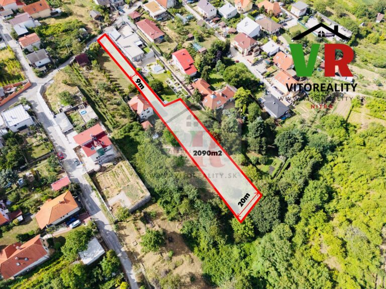 Building plot of 2,090 m², Narcisová street, Nitra-Zobor – photo 2