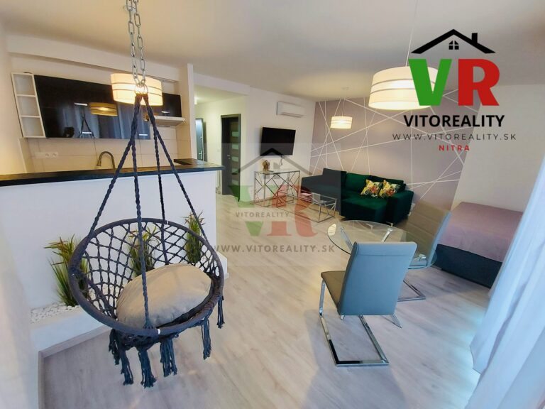 Prenájom moderného apartmánu s terasou v novostavbe – Mostná ulica, Nitra